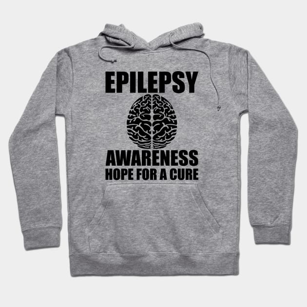 Epilepsy Awareness Hope for a cure Hoodie by KC Happy Shop